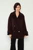 Tosato Casual Woman Coats Brown Bordeux Beige Ecru Purple Grey Dark Tan Бордо