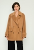 Tosato Casual Woman Coats Brown Bordeux Beige Ecru Purple Grey Dark Tan Taba