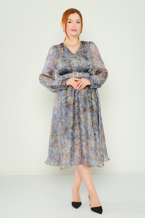 Detective Casual Dresses Blue