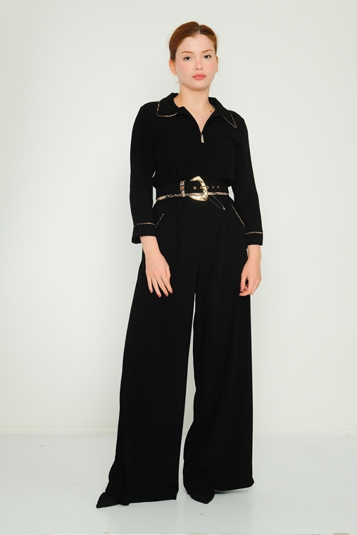 Favori Casual Jumpsuits Black Green Grey Bordeux Camel Petroleum