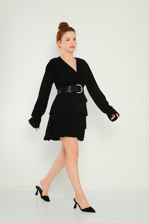 Joymiss Mini Casual Dresses Black