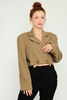 Joymiss Casual Jackets Black Grey Brown Beige Бежевый