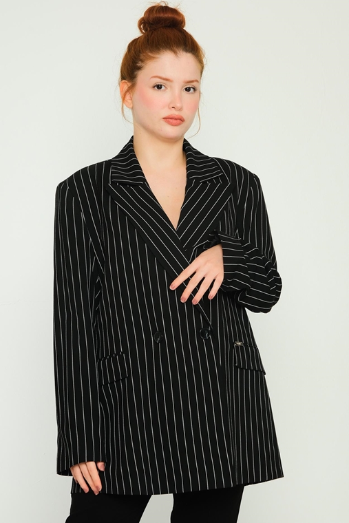 Joymiss Blazer Casual Jackets Black