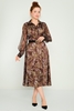 Mac Park Casual Dresses Black Mink Ecru Khaki كاكي