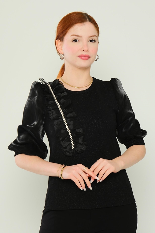 Fimore Casual Blouses Black