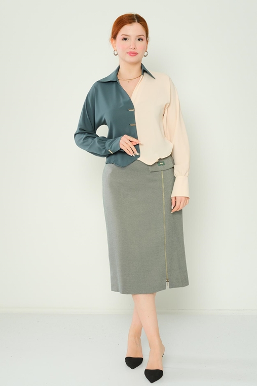 Dimare Casual Skirts Green