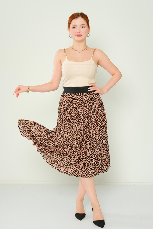 Explosion Casual Skirts Brown Navy Khaki