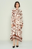 Lila Rose Maxi Casual Dresses Black Brown Bordeux Leopard Brown