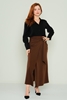 Explosion Casual Skirts Black Brown Khaki Kahverengi