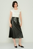 Fimore Casual Skirts Black Khaki Plum Tan كاكي