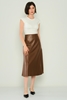 Fimore Casual Skirts Black Khaki Plum Tan Taba