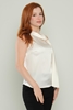 Mees Casual Blouses Black White Blue Beige Cream Цвет крема