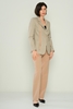 HKN Casual Suits Black Beige Bej