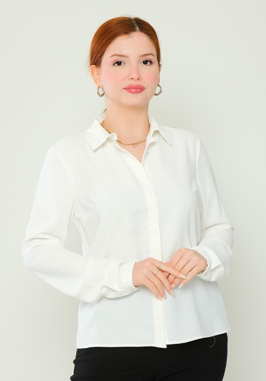 Mees Casual Blouses Cream