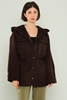 Tosato Casual Woman Coats Black Beige Grey Dark Tan Brown Dark Brown Dark