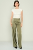 Explosion High Waist Casual Trousers Black Red Brown Camel Khaki Haki