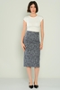 Zanzi Casual Skirts 031SIYAH 341MAVI Ice Blue