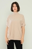 Explosion Long Sleeve Casual Blouses Black Beige Ecru اللون البيج