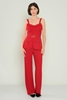 Explosion Casual Jumpsuits Black Red Purple Red