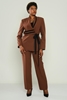 HKN Casual Plus Size Suits Black Red Brown Beige Navy Brown