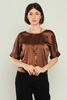 Mees Casual Blouses Black Red Blue Brown Cream بنى