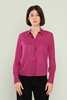 Mees Casual Blouses Green Fuchsia Cream фуксия