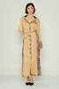 Lila Rose Maxi Long Sleeve Casual Dresses Black Brown Mink Olive Vizon