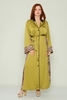 Lila Rose Maxi Long Sleeve Casual Dresses Black Brown Mink Olive оливковый