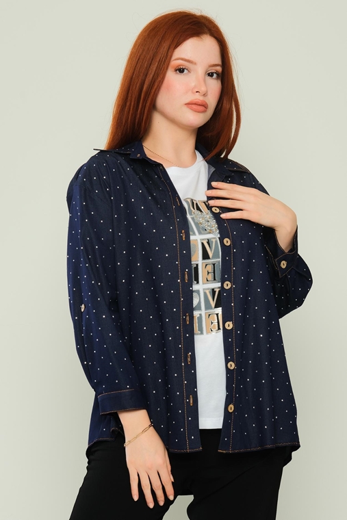 Fimore Casual Blouses Navy