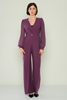 Rissing Star Casual Jumpsuits Black Beige indigo Purple أرجواني