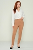 Selen High Waist Casual Trousers Black Grey Brown Beige Lilac Camel Navy Ecru Sax Khaki Camel