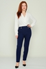 Selen High Waist Casual Trousers Black Grey Brown Beige Lilac Camel Navy Ecru Sax Khaki яркий темно синий