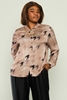 Mac Park Casual Plus Size Shirts Fuchsia Mink Khaki Vizon