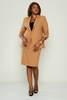 Mac Park Casual Plus Size Suits Black Brown Camel لون الجمل