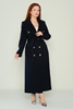 Dolce Bella Casual Woman Coats Black Red Blue Camel Navy Khaki Purple Anthracite Brown Light Emerald lacivert