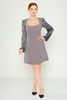 Alinçe Casual Dresses Black Grey Navy Grey