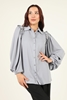 Mirador Casual Blouses Black Grey Beige Ecru Mint Tan Gri