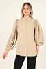 Mirador Casual Blouses Black Grey Beige Ecru Mint Tan Бежевый