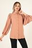 Mirador Casual Blouses Black Grey Beige Ecru Mint Tan Taba