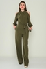 Explosion Casual Jumpsuits Black Bordeux Khaki Lavender Khaki