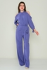 Explosion Casual Jumpsuits Black Bordeux Khaki Lavender Lavender