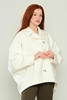 Tosato Casual Woman Coats Black Bordeux Beige Ecru Tan Coffee With Milk серовато бежевый