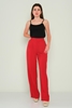 Explosion High Waist Casual Trousers Black Red Brown Camel Khaki Lavender Red