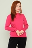 Fimore Casual Blouses Black Red Green Beige Fuchsia Mink ضارب الى الحمرة