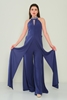 Rissing Star Night Wear Jumpsuits Black Red White Green Beige Fuchsia Ecru Sax indigo اللون النيلي