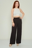 Selen High Waist Casual Trousers Black Red Green Yellow Beige Lilac Camel Fuchsia Ecru Sax Khaki Purple Green Dark Violet Green Light Mint Blue Light الأخضر المظلم