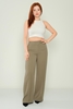 Selen High Waist Casual Trousers Black Red Yellow Beige Lilac Camel Ecru Sax Khaki Blue Light Хаки