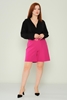 Airport Casual Shorts Black Blue Fuchsia Khaki Fuchsia