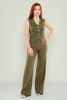 Explosion High Waist Casual Trousers Black Red Brown Khaki Lavender Haki