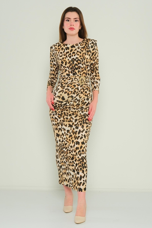 Leopard casual dress hotsell